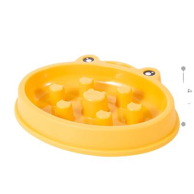 China Sustainable Pet Cartoon Slow Food Bowl Dog Cat Slow Feeder Food Bowl Food Slow Eat Pet Feeder Dog Bowl for sale