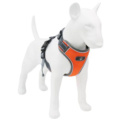 China Dogs Logo Big Dog Chest Strap Custom Waterproof Oxford Cloth Patch Large Dogs Tactical Training Chest Harness for sale