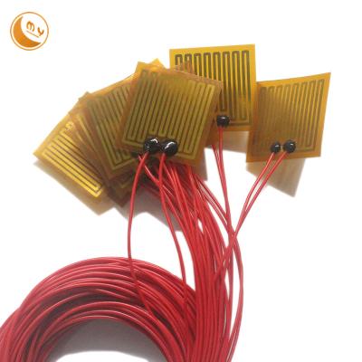 China Ultrathin Flexible Solar Cell Floor Polyimide Film Heater , PI Heating Element for sale