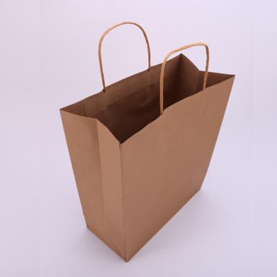 China Recycled Materials Spot Kraft Paper Bags Aper Bag Making Machine Custom Paper Bags for sale