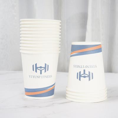 China Customized Printed Disposable Paper Cup Coffee Single Wall Paper Cup Packaging Disposable Paper Cup for sale