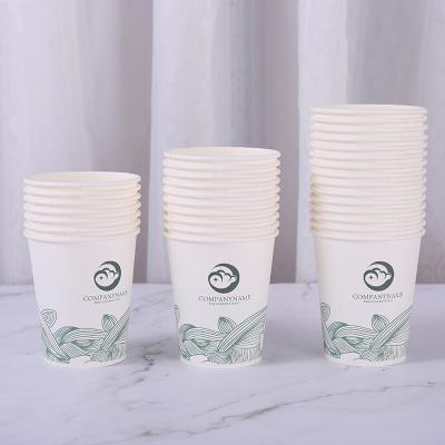 China China Disposable Disposable Custom Printed Biodegradable Paper Coffee Cups For Coffee for sale