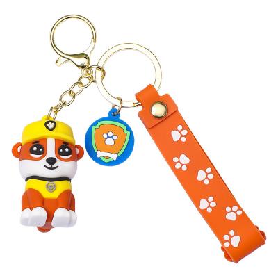 China Custom high quality custom soft silicone rubber keychain 3d pvc key chain personalized gift for promotion for sale