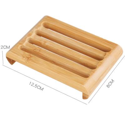 China New Arrival Modern Natural Wooden Manual Soap Dish Bathroom Soap Holder Bamboo Soap Tray for sale