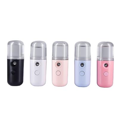 China Mini USB Portable Nano Moisturizer 30ml Mist Sprayer Moisturizing Skin Care Body Beauty Spray Instrument Face Humidifier for sale