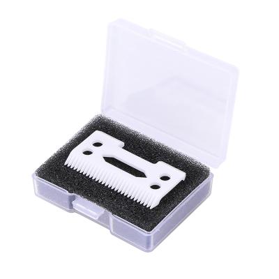 China Hotel Clip 2 Holes Clipper Blade Cutter Electric Hair Clipper Magic Ceramic Blades For Wahl Shear Clipper Blade for sale