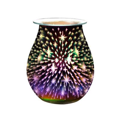 China Japanese Incense Aroma Wax Melt Burner 3D Electric Lamp Night Light Wax Heater for sale