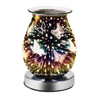 China Japanese Aromatherapy Lamp Adjustable 3D Butterfly Incense Aroma Lamp for Home Office Yoga Room for sale