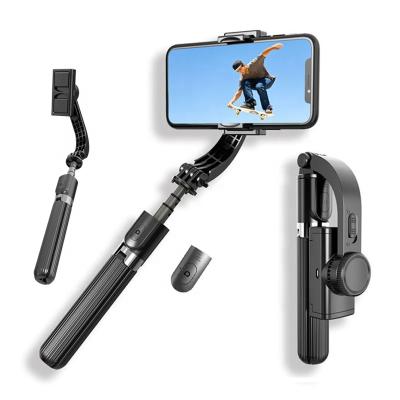 China L08 Handheld Wireless Tripod 360 Rotation Mobile Phone Folding Gimbal Stabilizer 3 in 1 Selfie Stick Anti-shake Selfie Gimbal for Phone for sale