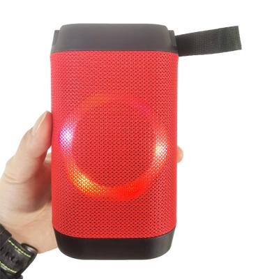 China Music Player+FM Radio++Colorful Light +USB Outdoor Blue Tooth Speaker LED Color Light Wireless Mini Speaker FM Radio for sale