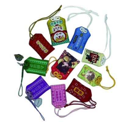 China Japanese amulet stable gift non woven drawing bag, omamori bags pedants for sale