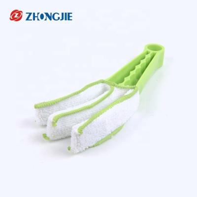 China Dual Functional Multi Functional Head Blind Cleaning Brush Window Cloth Remover For Car Air Vent Keyboard Air Condition for sale