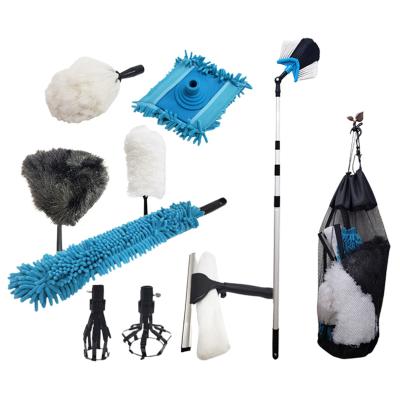 China Sustainable High Reach Evriholder Telescoping Cleaning Brush for sale