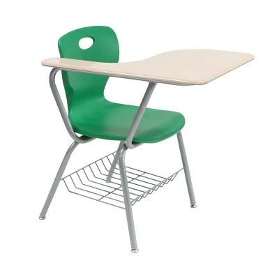 China Modern US PP Shell School Chair With Fixed Notepad for sale