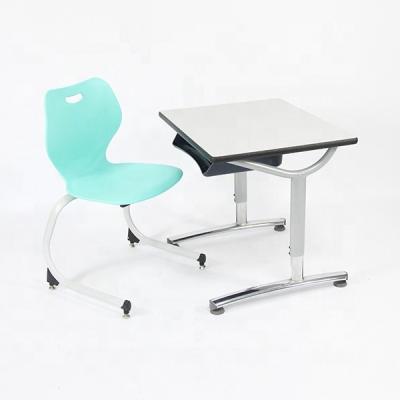 China School Desk High Quality Height Adjustable School Classroom Student Desk for sale