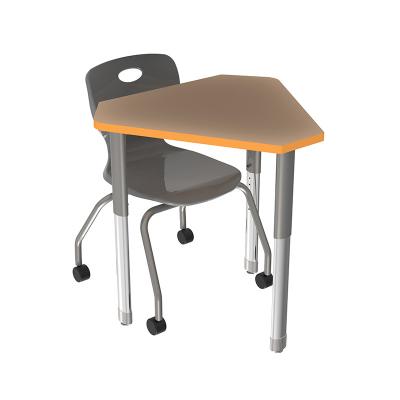 China Traditional Popular School Furniture Classroom Table Chair Set Modern School Table Sets Classroom Student Desk Chairs for sale