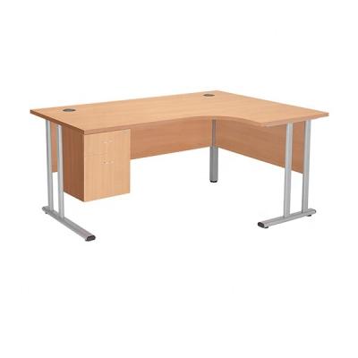 China Contemporary Classroom Furniture Hpl Wooden Platform Classroom School Teaching School Teachers Reading Table Desk for sale