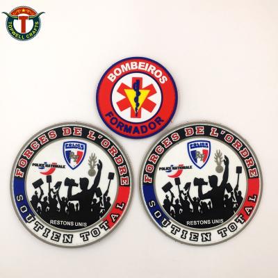 China 3D China Manufacturer Custom Rubber Badge 3d Military Bird PVC Animal Patch for sale