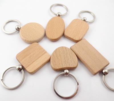 China GIFT Custom DIY PENDANT Gifts Handmade Wooden Key Chain Key Indicator with Split Ring Key Chain for sale