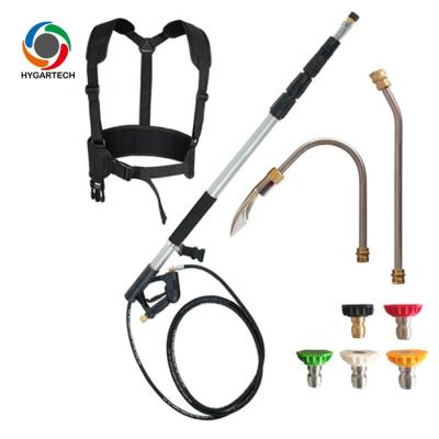 China House Wall Cleaning Water Etc High Pressure Telescopic Cleaner Spray Wand with harness belt for sale