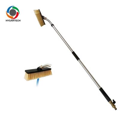 China Aluminum Brass Telescopic Home Bus Cleaner Wash Wand Water Brush Metal Cleaning Tool for sale