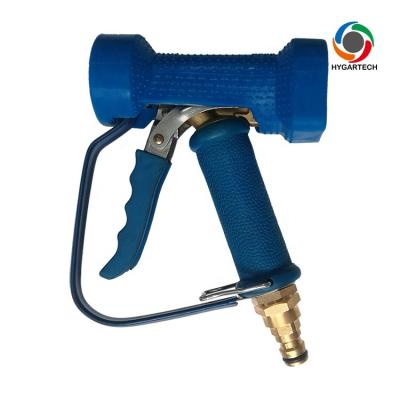 China Trigger Pad Brass Industrial Or Commercial Washing Water Jetting Gun With Click Quick Release Connector for sale