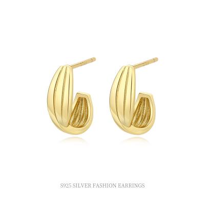 China Office/Career Fashion Jewelry Sterling Silver Ring Leaf 925 Stud Earrings for sale