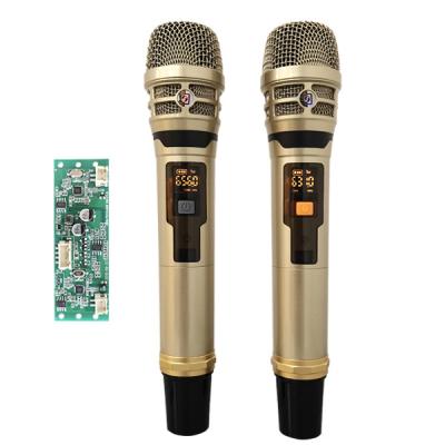 China HOT Selling Professional Handheld Microphone UHF Wireless Microphone with Receiver UHF Wireless Microphone for Outdoor Speaker for sale