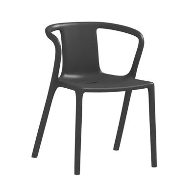 China Contemporary Low Price Plastic Dining Armchair , Armrest Arm PP Polypropylene Dining Side Chair Made In China for sale