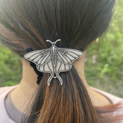 China CLASSIC Dead Head Skull Moth Butterfly Hair Band Hair Jewelry for sale