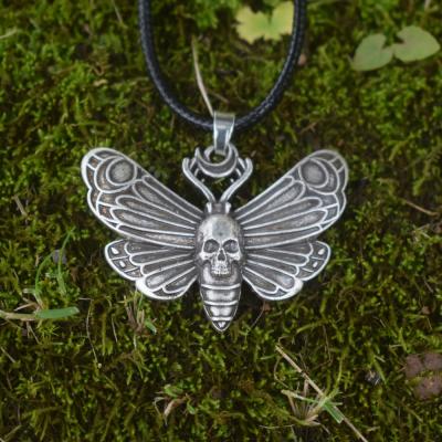 China Luna Butterfly Moth Pendant Necklace gothic CLASSIC for sale