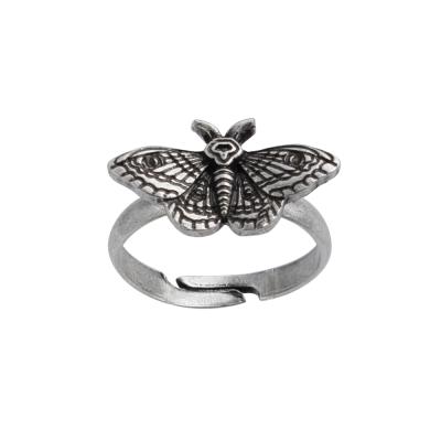 China Cute Vintage Wicca Neo-Gothic Talisman Jewelry Gothic Butterfly Ring for sale