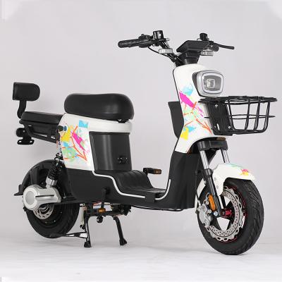 China 60V 40Ah China 500w Food Delivery Bike China 500w Family Food Fat Fast Tire Electric Bike With Light And Basket Led Scooters for sale