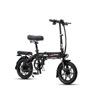 China Folding 2021 Standard Electric 14 Inch Carbon Steel Urban High-rise Urban Bicycle e Bike Electric Scooters for sale