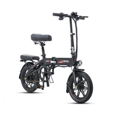 China Aluminum Alloy Electric Folding Women Men 14 Inch e Bicycle Electric Bike for sale