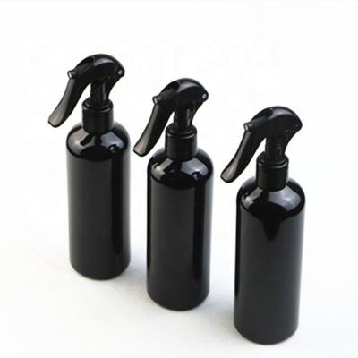 China BEAUTY PACKAGING Black 200ml 250ml 300ml Hair Salon Applicator Spray Plastic Bottle With Black Trigger Sprayer Wholesale for sale