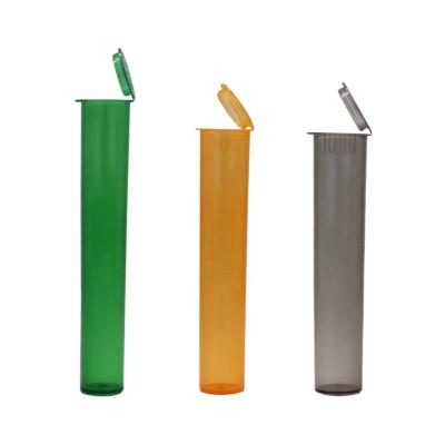 China 100% Recyclable Plastic Smoke Pop Top Tubes Child 95mm 117mm Dube Resistant Pre Rolled J Tube Doob Tubes for sale