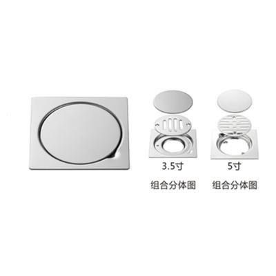 China Strainer Floor Drain With Grate Cover 150x150mm 3pcs Floor Drain Best Selling for sale