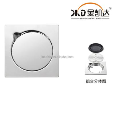 China Floor Drain 3pcs Sealed Strainer Stainless Steel, Bathroom Accessories, Polished Mirror for sale