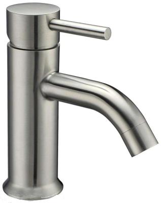 China Metered Basin Faucets SUS304 Stainless Steel Basin Mixer Single Lever Faucet for sale