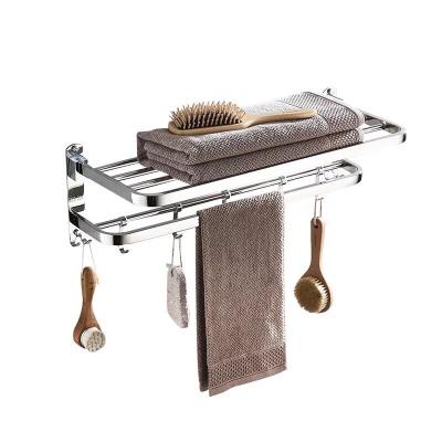 China Modern Hotel Home BathroomSUS304 Stainless Steel Mobile Towel Rack Towel Rack for sale