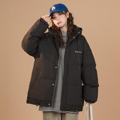 China 2022 Winter Women Breathable Oversized Parkas Fashion Stand Collar Solid Thick Warm Padded Coat Winter Casual Outwear Parkas for sale