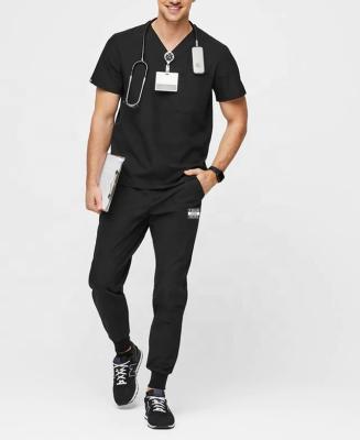 China New Fashion Hospital Medical Uniforms Mens Nursing Scrub Joggers Scrub Sets Uniforms Male And Female Scrub Sets for sale