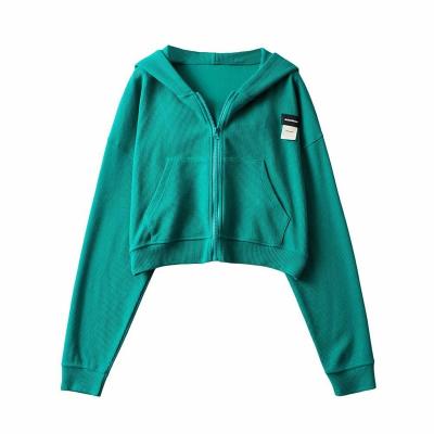 China Anti-wrinkle 2022 new label zipper hoodie is comfortable, casual and fashionable for sale