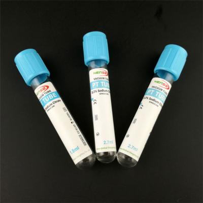 Κίνα Μπλε τοπ φιαλίδιο συλλογής σωλήνων κιτρικού άλατος νατρίου αντιπηκτικών προς πώληση