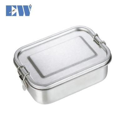 China Freshness Preservation Stainless Steel Leak Proof Lunch Box With Compartments for sale