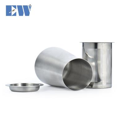 China 304 Stainless Steel Coffee Powder Strainer Sustainable Coffee Powder Filter Cups for sale