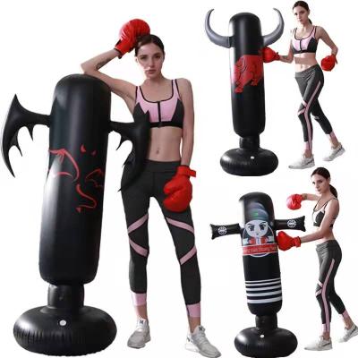 China Weight Bag Manufacturers Spot Wholesale Boxing Adult Sandbag Tumbler Vertical Sandbag Training Equipment for sale