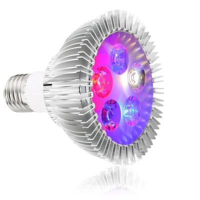 China Eco-Friendly LED Grow Lights E27 PAR30 Dimmable LED Spotlight Lamp BulbGrow Cool White Light For Indoor Garden for sale