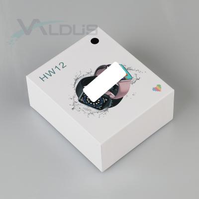 China HW12 touch screen iwo BT call band reloj inteligente bracelet smartwatch wearfit pro hw 12 smart watch series 6 for sale